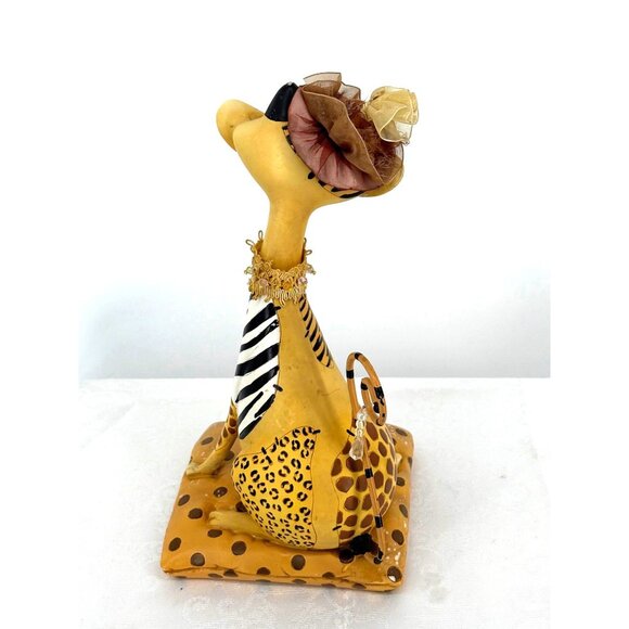 Enesco Fanciful Felines Safari‎ Cat Mixed Prints Slight Flaws - Picture 5 of 8